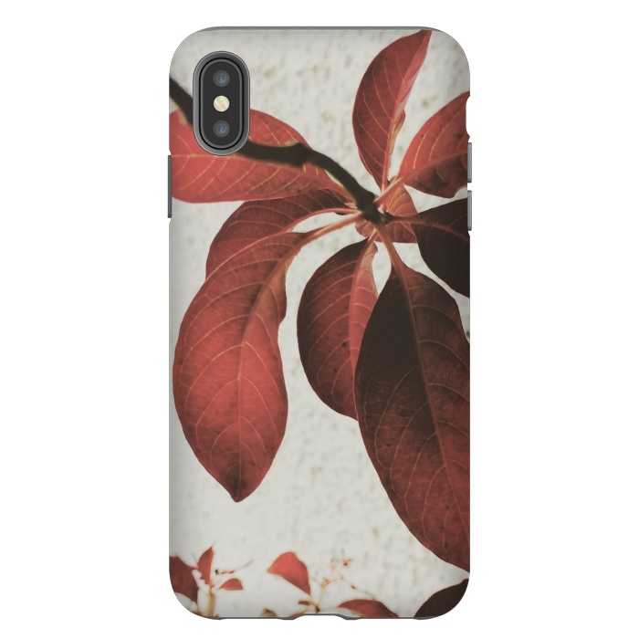 iPhone Xs Max StrongFit red flower by MALLIKA