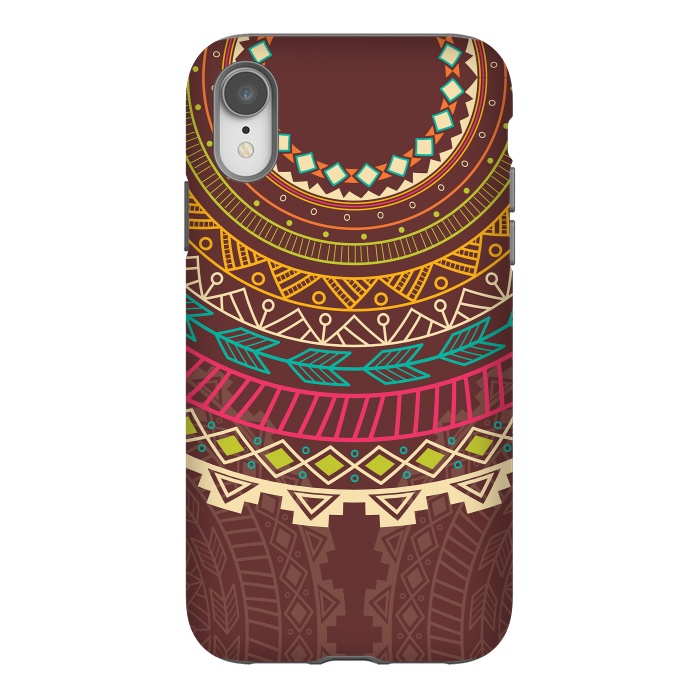 iPhone Xr StrongFit Aztec design by Jelena Obradovic