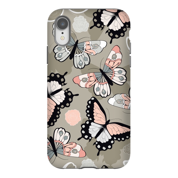 iPhone Xr StrongFit Butterfly garden 001 by Jelena Obradovic
