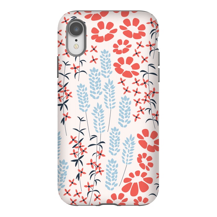iPhone Xr StrongFit Spring Garden Beige by Jelena Obradovic