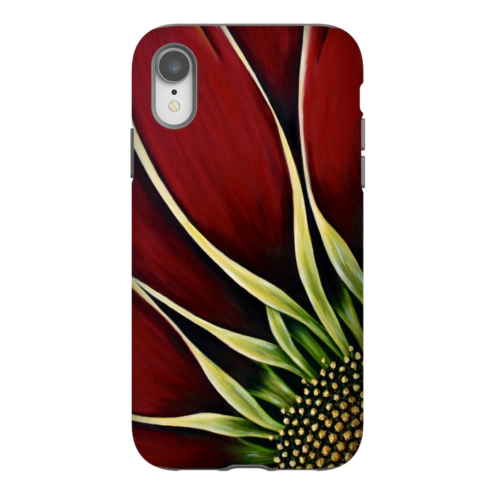 iPhone Xr StrongFit Red Gazania II by Denise Cassidy Wood