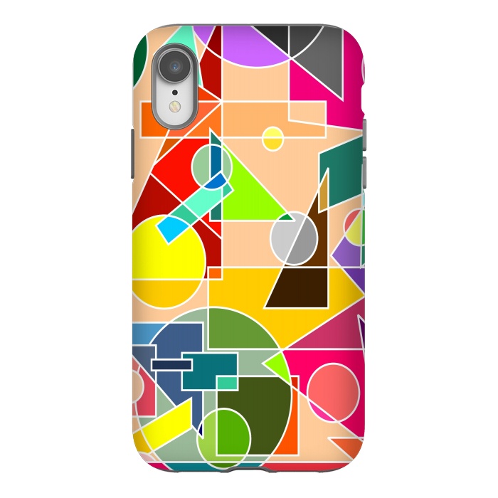 iPhone Xr StrongFit Geometrical shapes by Dhruv Narelia