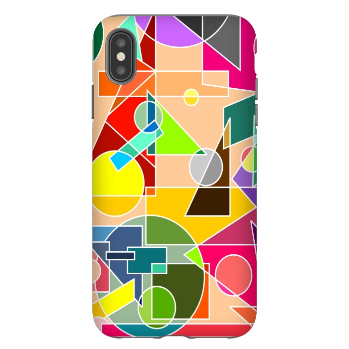 iPhone Xs Max StrongFit Geometrical shapes by Dhruv Narelia