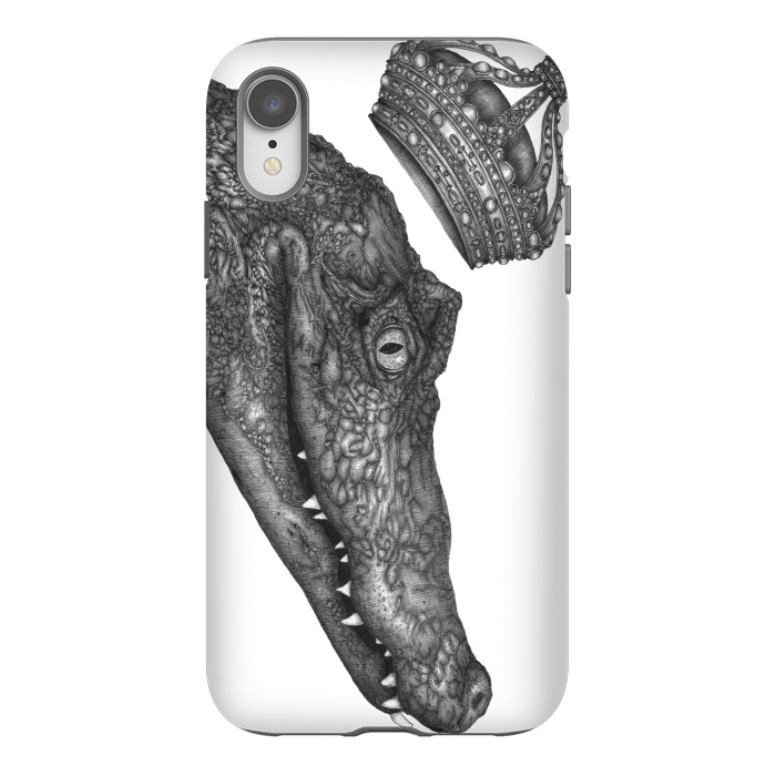 iPhone Xr StrongFit The Alligator King by ECMazur 