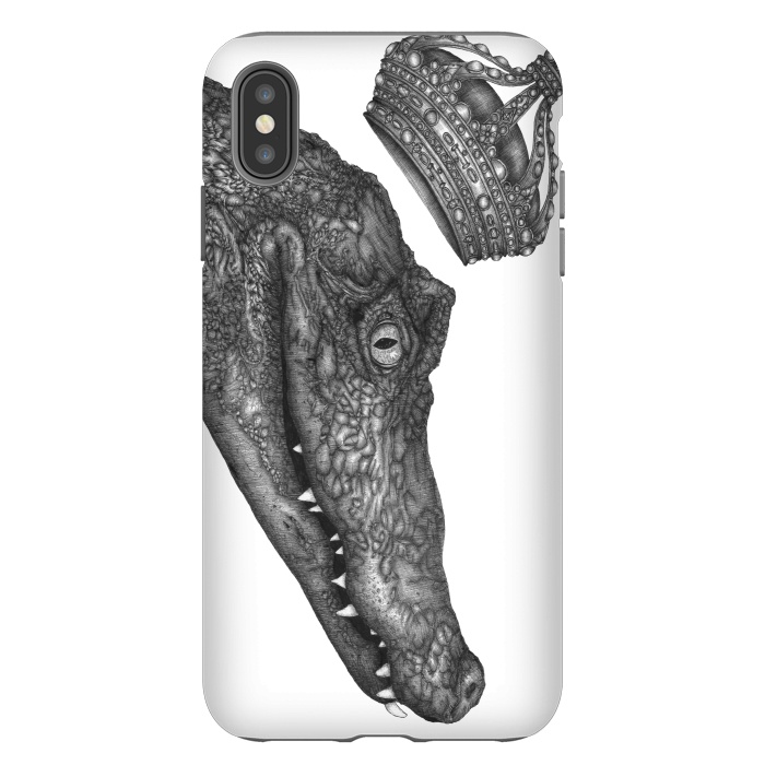 iPhone Xs Max StrongFit The Alligator King by ECMazur 