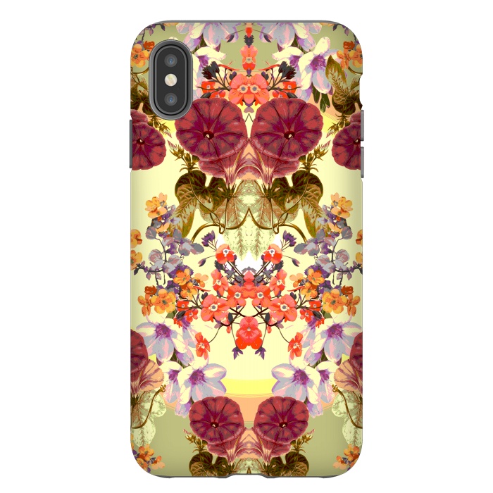 iPhone Xs Max StrongFit Dainty Garden by Zala Farah