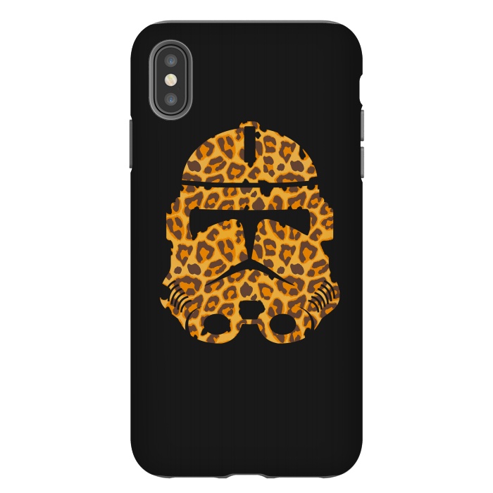 iPhone Xs Max StrongFit Leopard StormTrooper by Sitchko