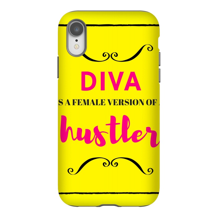 iPhone Xr StrongFit diva female version of hustler by MALLIKA