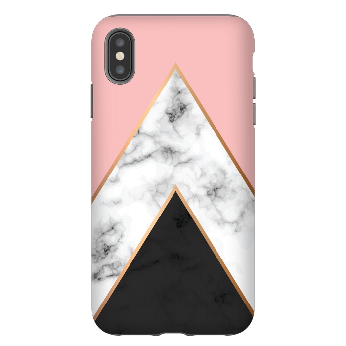 iPhone Xs Max StrongFit Marble Geometry 010 by Jelena Obradovic