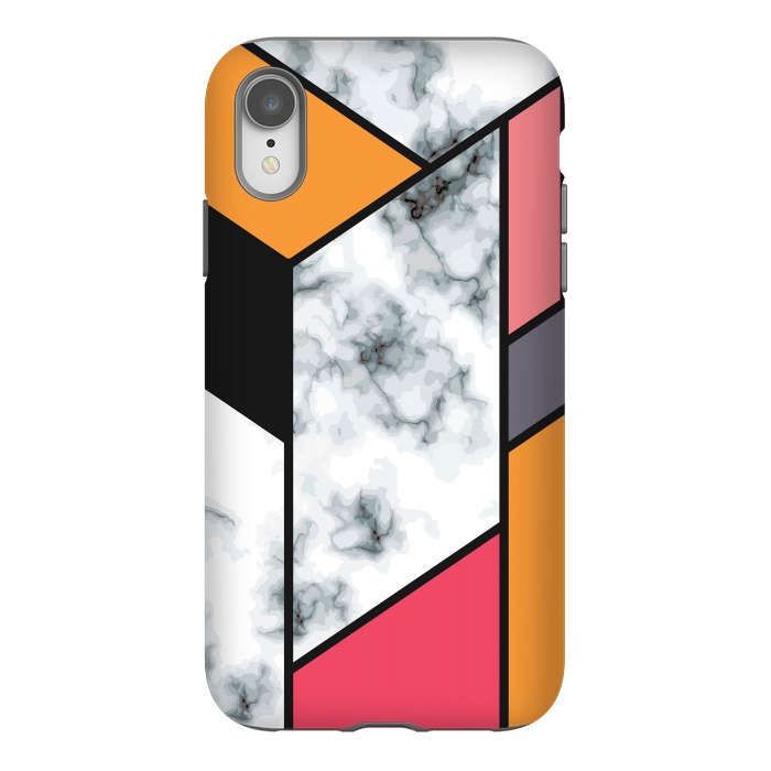 iPhone Xr StrongFit Marble Geometry 012 by Jelena Obradovic