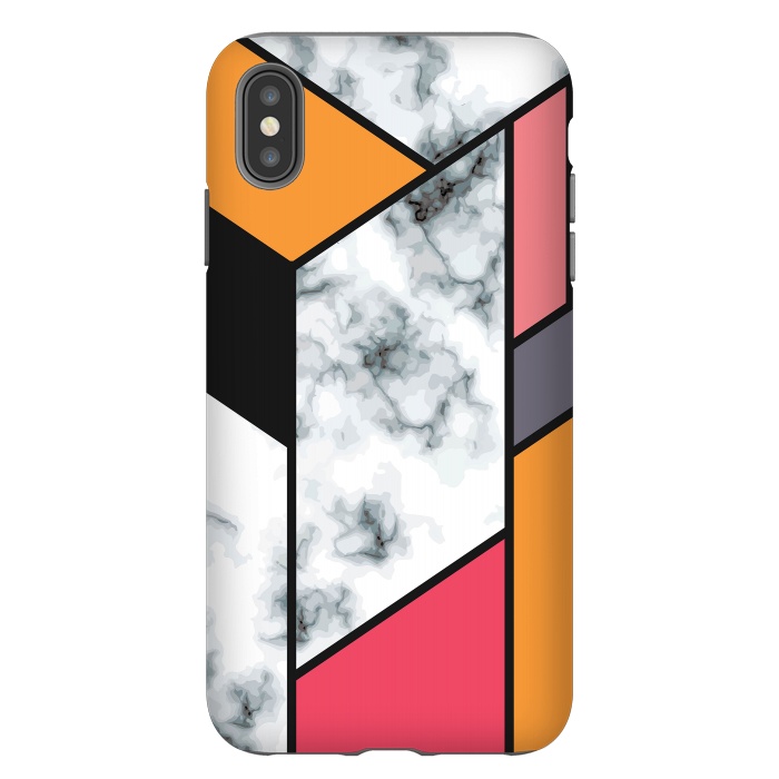 iPhone Xs Max StrongFit Marble Geometry 012 by Jelena Obradovic