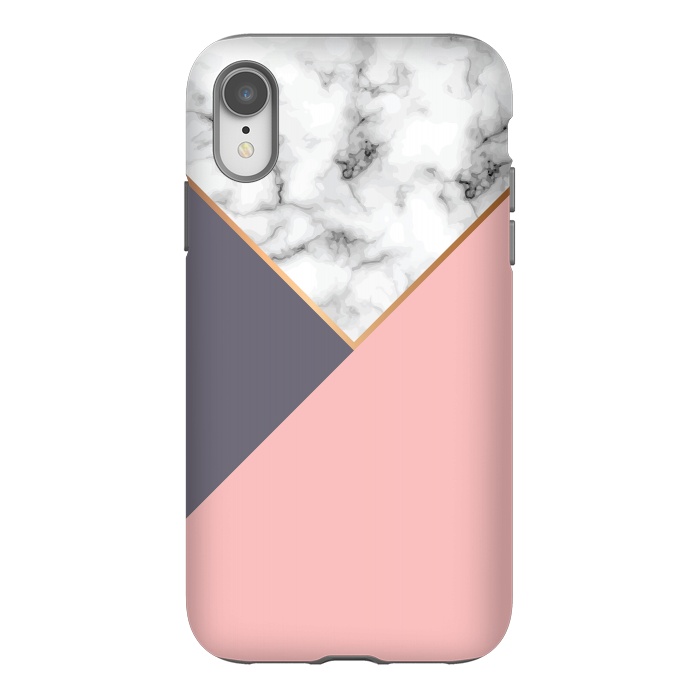 iPhone Xr StrongFit Marble Geometry 017 by Jelena Obradovic