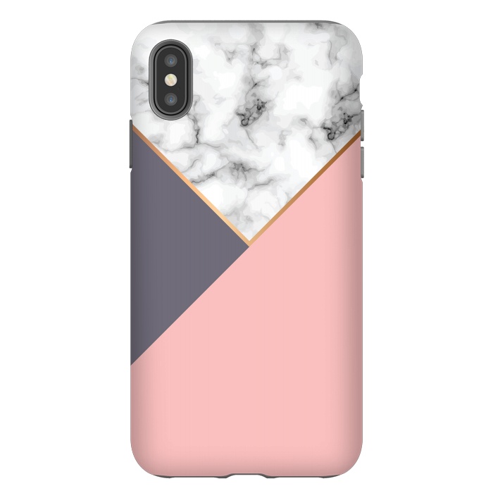iPhone Xs Max StrongFit Marble Geometry 017 by Jelena Obradovic