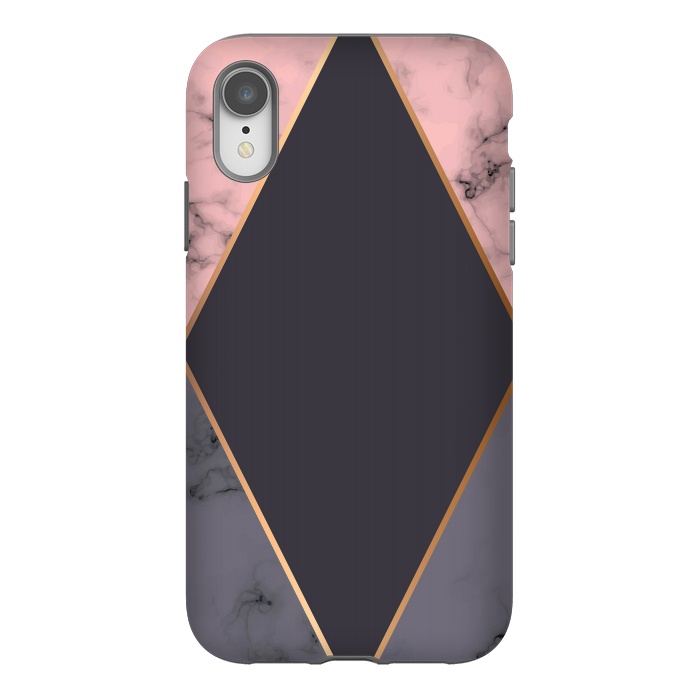 iPhone Xr StrongFit Marble Geometry 018 by Jelena Obradovic