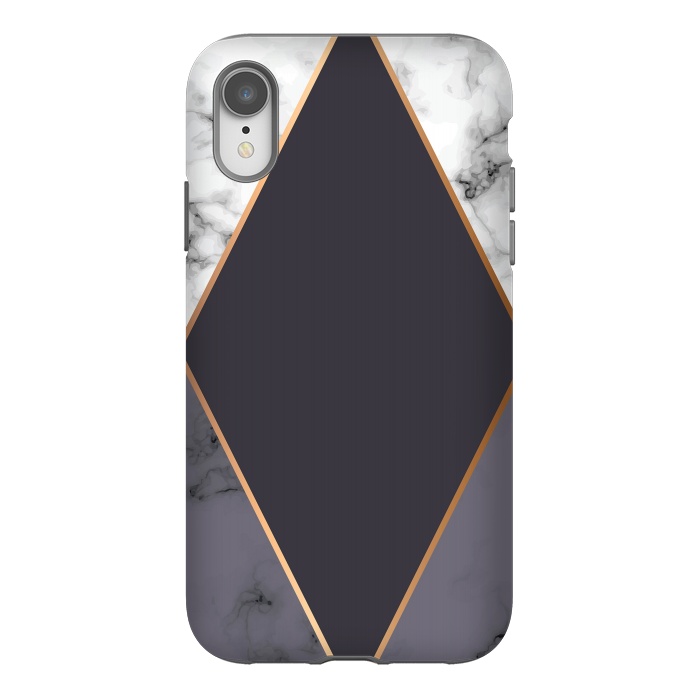 iPhone Xr StrongFit Marble Geometry 019 by Jelena Obradovic