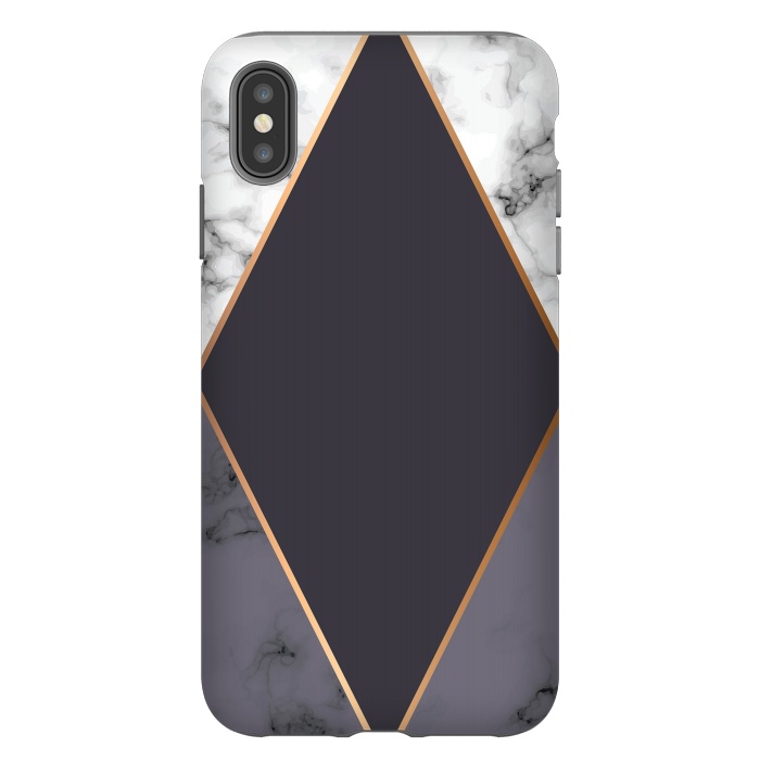 iPhone Xs Max StrongFit Marble Geometry 019 by Jelena Obradovic