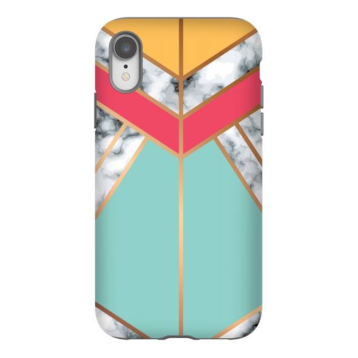 iPhone Xr StrongFit Marble Geometry 020 by Jelena Obradovic
