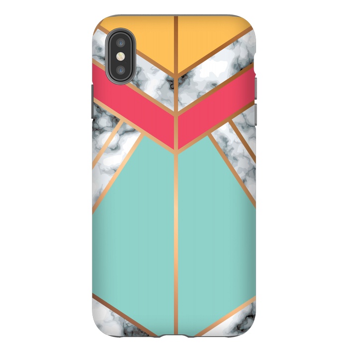 iPhone Xs Max StrongFit Marble Geometry 020 by Jelena Obradovic
