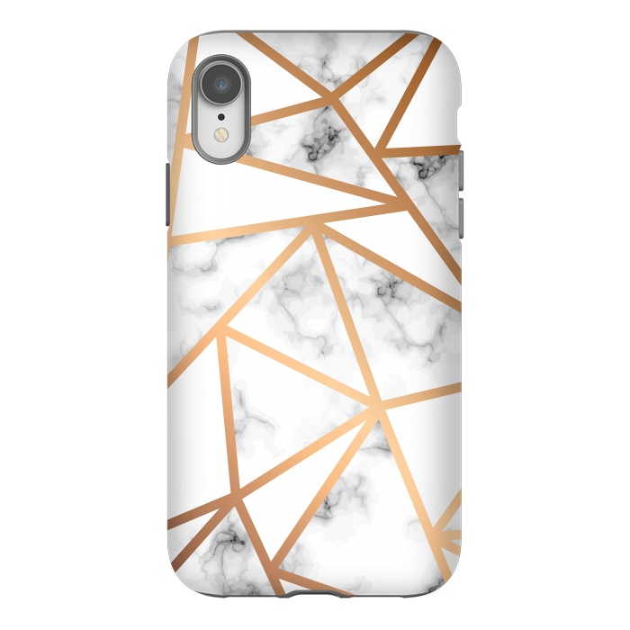 iPhone Xr StrongFit Marble Geometry 021 by Jelena Obradovic