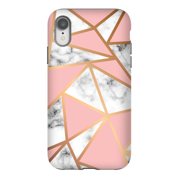 iPhone Xr StrongFit Marble Geometry 022 by Jelena Obradovic
