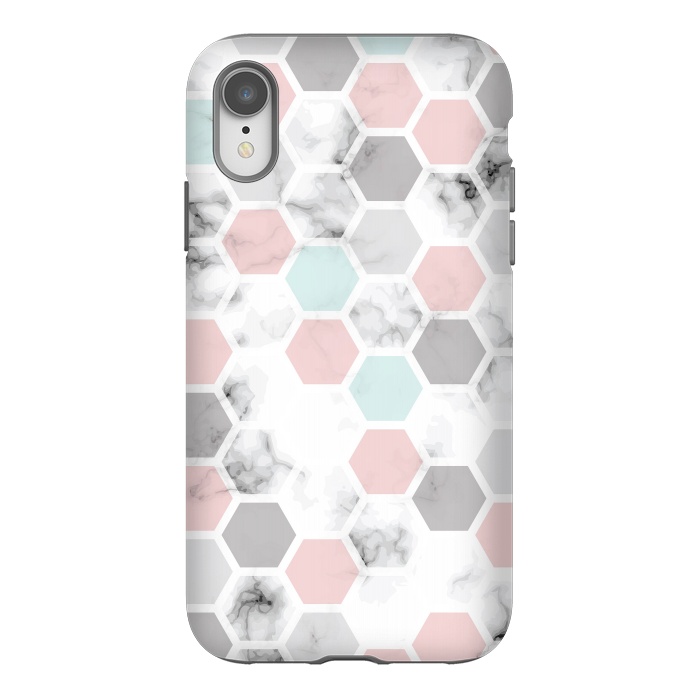 iPhone Xr StrongFit Marble Geometry 024 by Jelena Obradovic