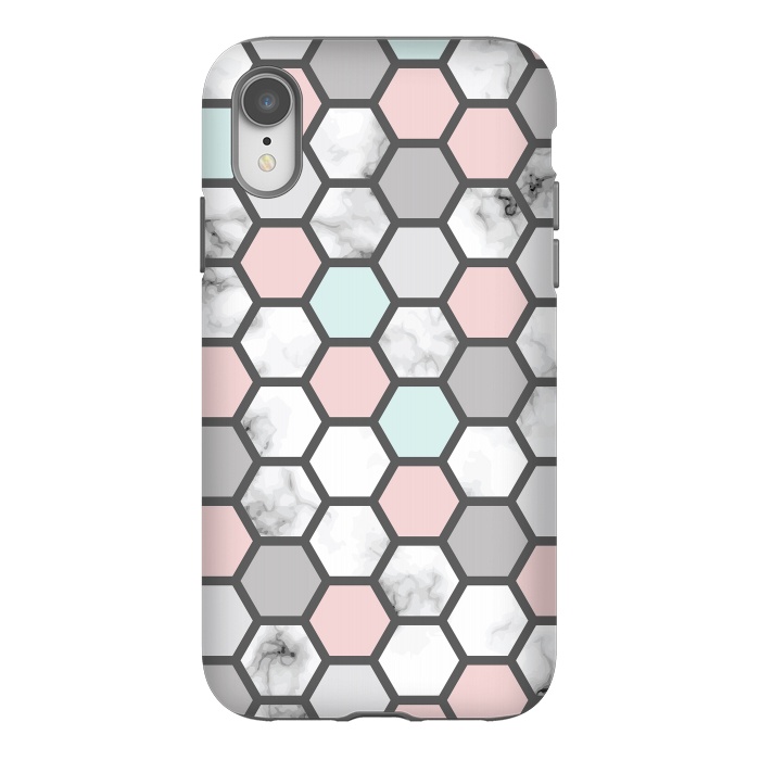 iPhone Xr StrongFit Marble Geometry 026 by Jelena Obradovic