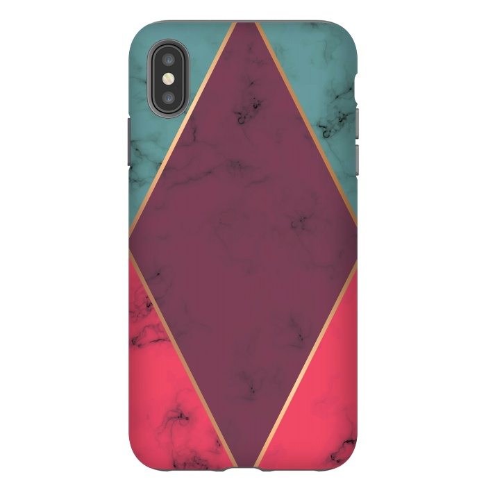 iPhone Xs Max StrongFit Marble Geometry 032 by Jelena Obradovic