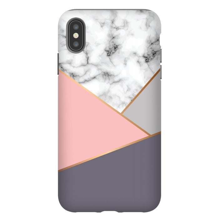 iPhone Xs Max StrongFit Marble Geometry 033 by Jelena Obradovic