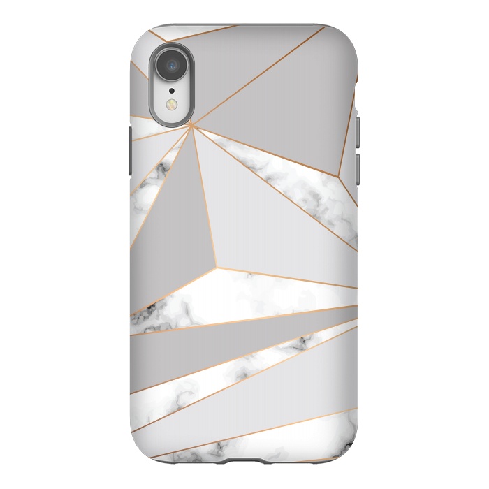 iPhone Xr StrongFit Marble Geometry 044 by Jelena Obradovic