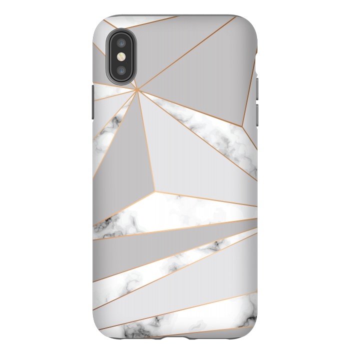 iPhone Xs Max StrongFit Marble Geometry 044 by Jelena Obradovic