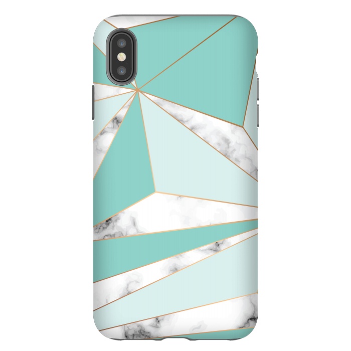 iPhone Xs Max StrongFit Marble Geometry 045 by Jelena Obradovic