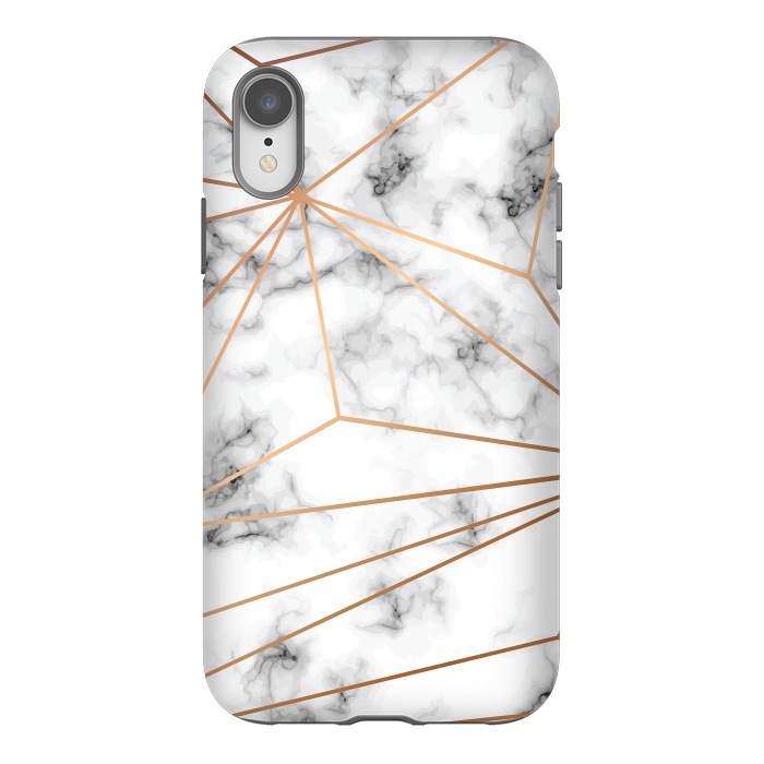 iPhone Xr StrongFit Marble Geometry 046 by Jelena Obradovic