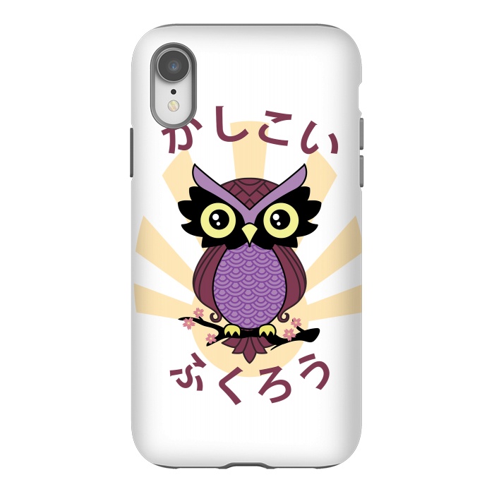 iPhone Xr StrongFit Wise owl by Laura Nagel
