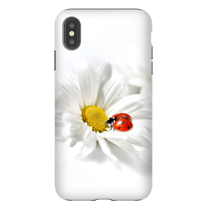 iPhone Xs Max StrongFit Daisy flower & Ladybug by Bledi