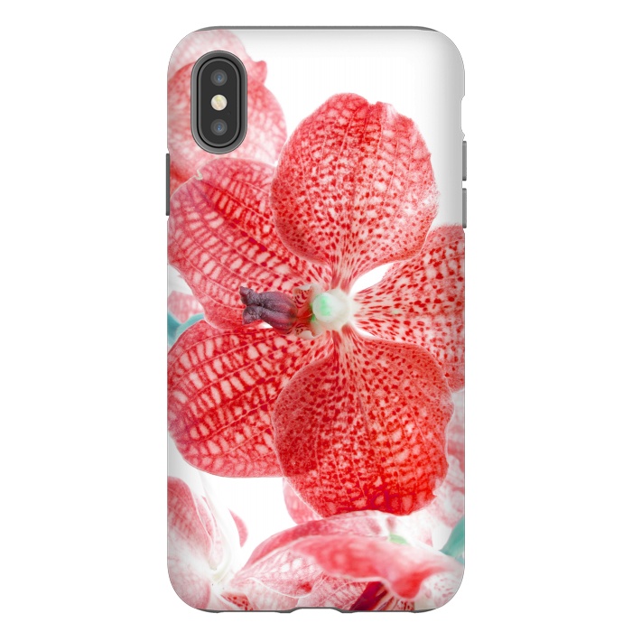 iPhone Xs Max StrongFit Red Natures Flower by Bledi