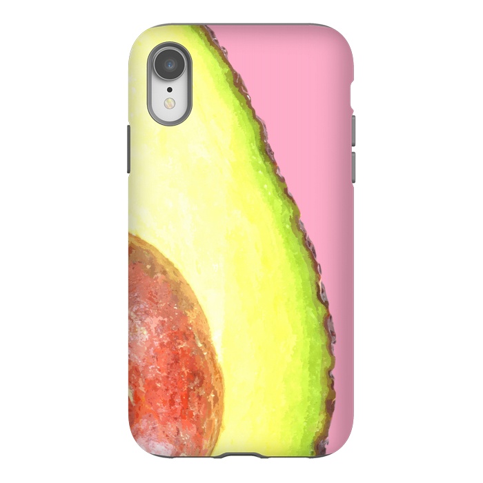 iPhone Xr StrongFit Avocado Tropical Fruit by Alemi