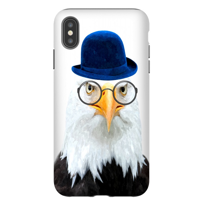 iPhone Xs Max StrongFit Funny Eagle Portrait by Alemi