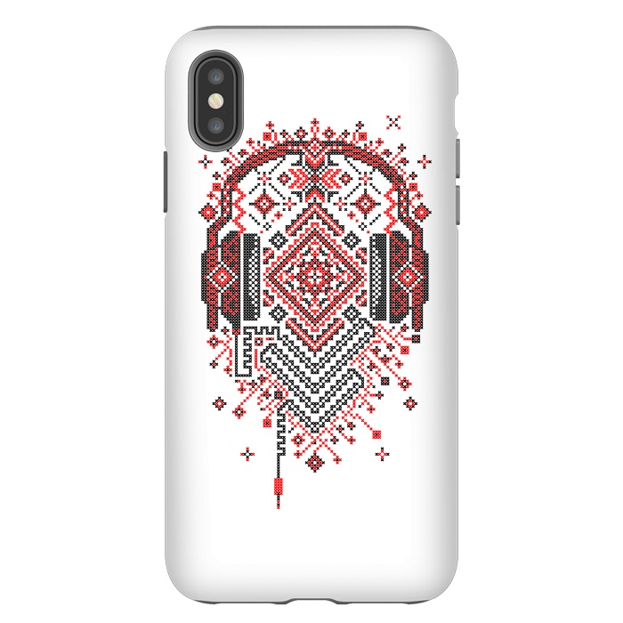 iPhone Xs Max StrongFit Headphones Ornament by Sitchko