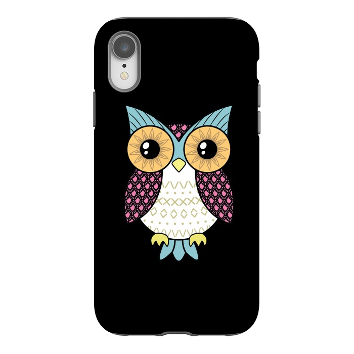 iPhone Xr StrongFit Fancy owl by Laura Nagel