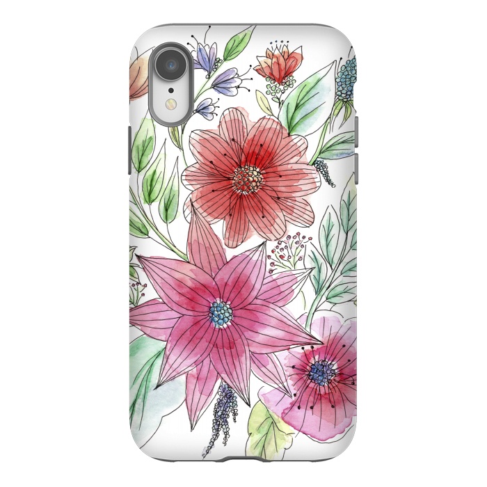 iPhone Xr StrongFit Wild flowers by Julia Grifol