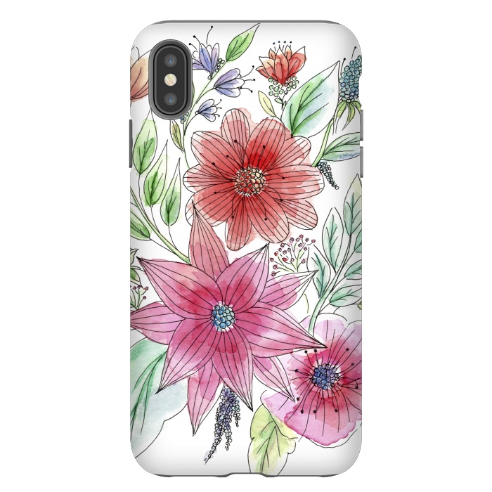 iPhone Xs Max StrongFit Wild flowers by Julia Grifol