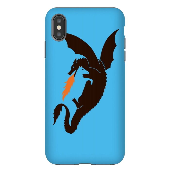 iPhone Xs Max StrongFit Dragon and Horse by Coffee Man