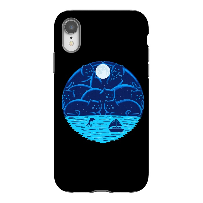 iPhone Xr StrongFit Cats Landscape-2 by Coffee Man