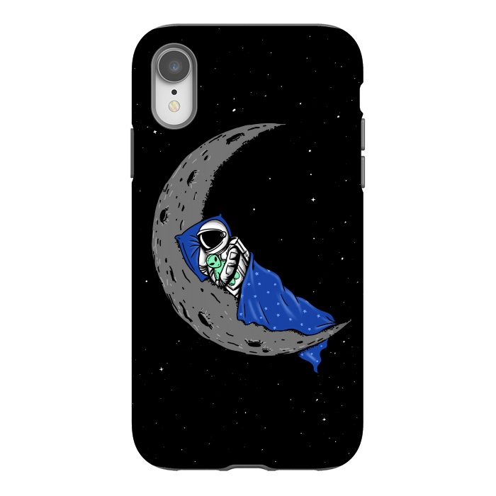 iPhone Xr StrongFit Sleeping Astronaut by Coffee Man