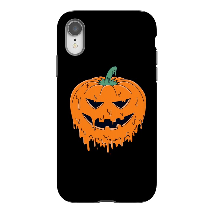 iPhone Xr StrongFit Melted Pumpkin by Coffee Man