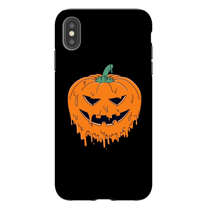 iPhone Xs Max StrongFit Melted Pumpkin by Coffee Man