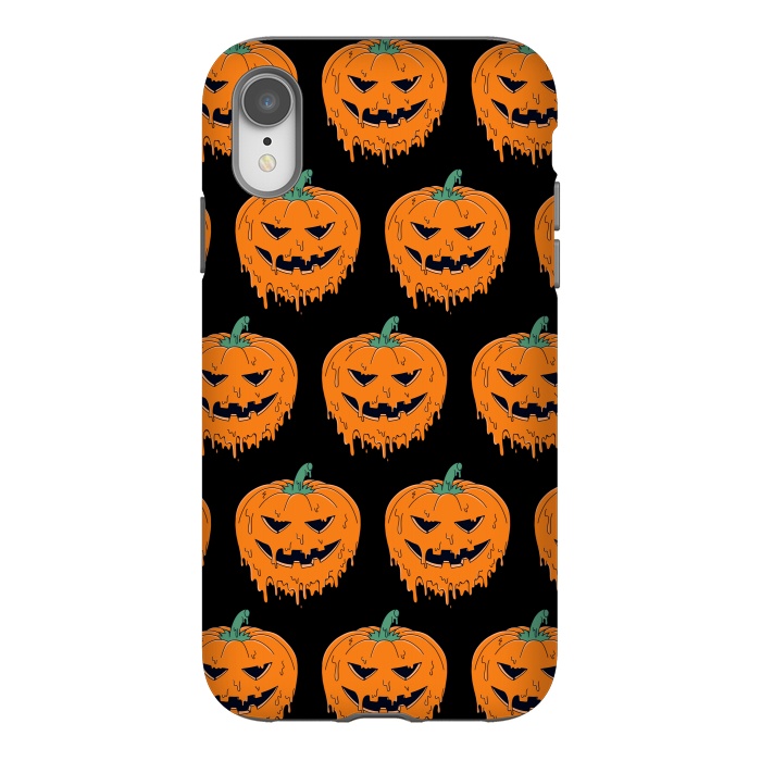 iPhone Xr StrongFit Melted Pumpkin Pattern by Coffee Man