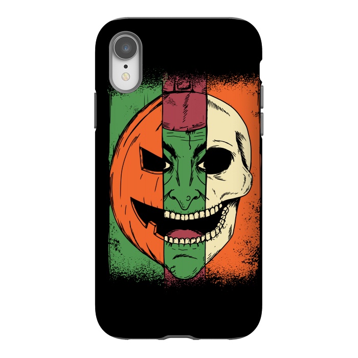 iPhone Xr StrongFit Monsters Faces by Coffee Man