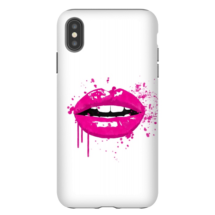 iPhone Xs Max StrongFit Pink Lips by Alemi