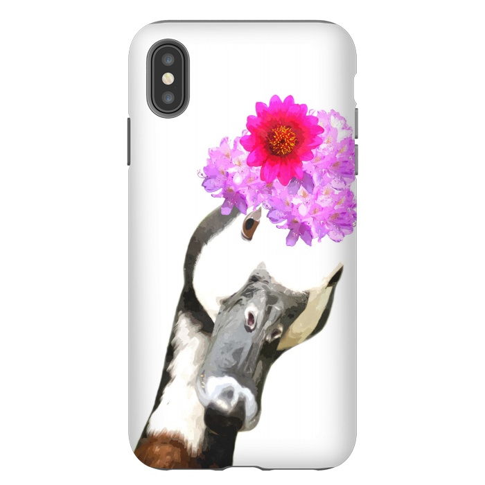 iPhone Xs Max StrongFit Funny Goose Portrait by Alemi